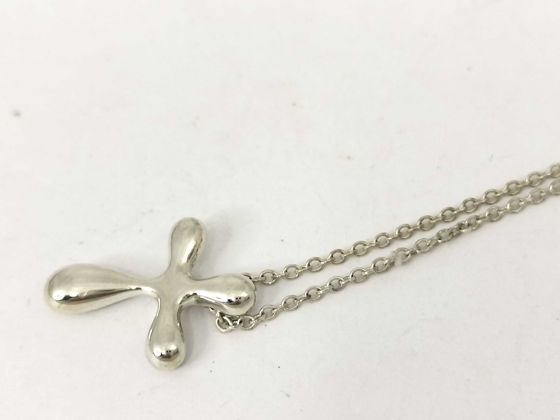 Tiffany & Co. Cross Motif Necklace Cross 925 Necklace