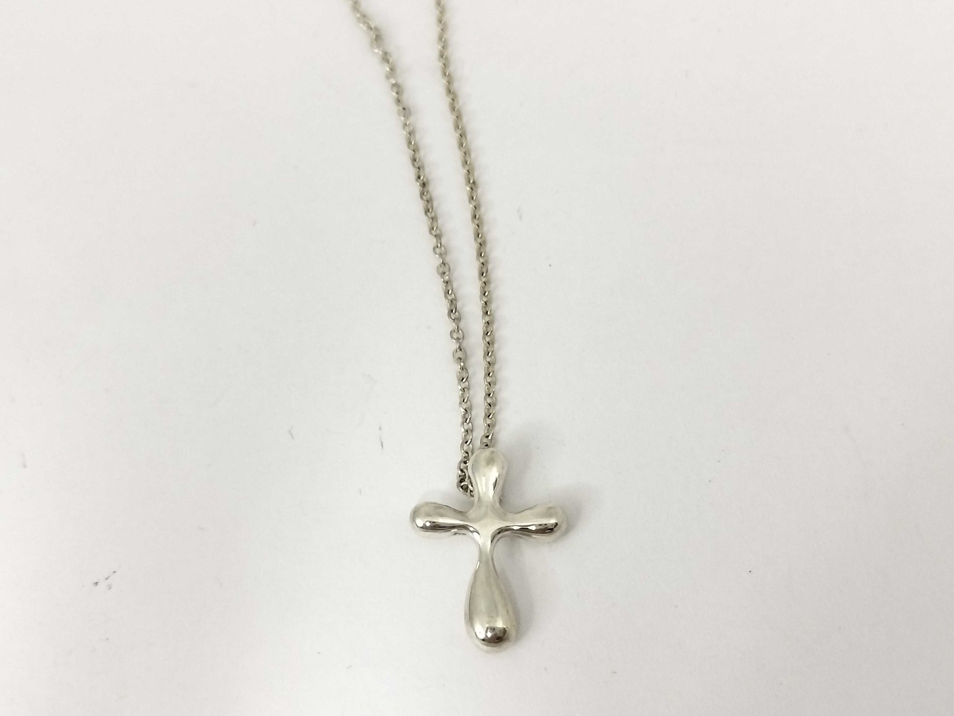 Tiffany & Co. Cross Motif Necklace Cross 925 Necklace