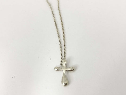 Tiffany & Co. Cross Motif Necklace Cross 925 Necklace