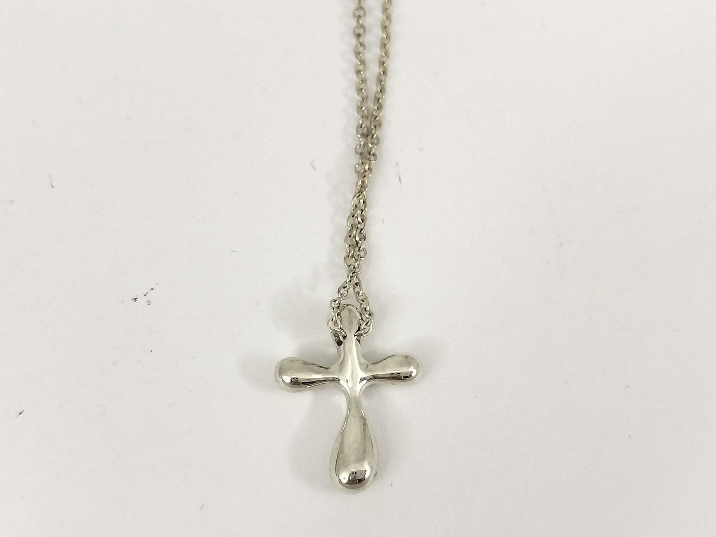 Tiffany & Co. Cross Motif Necklace Cross 925 Necklace