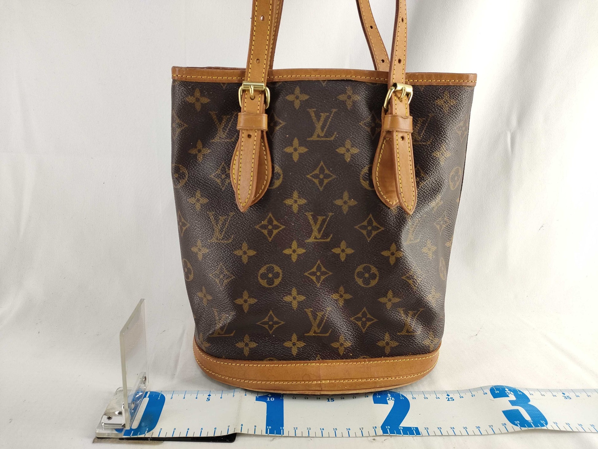 LOUIS VUITTON M42238 Monogram Bucket PM M42238 Monogram Handbag