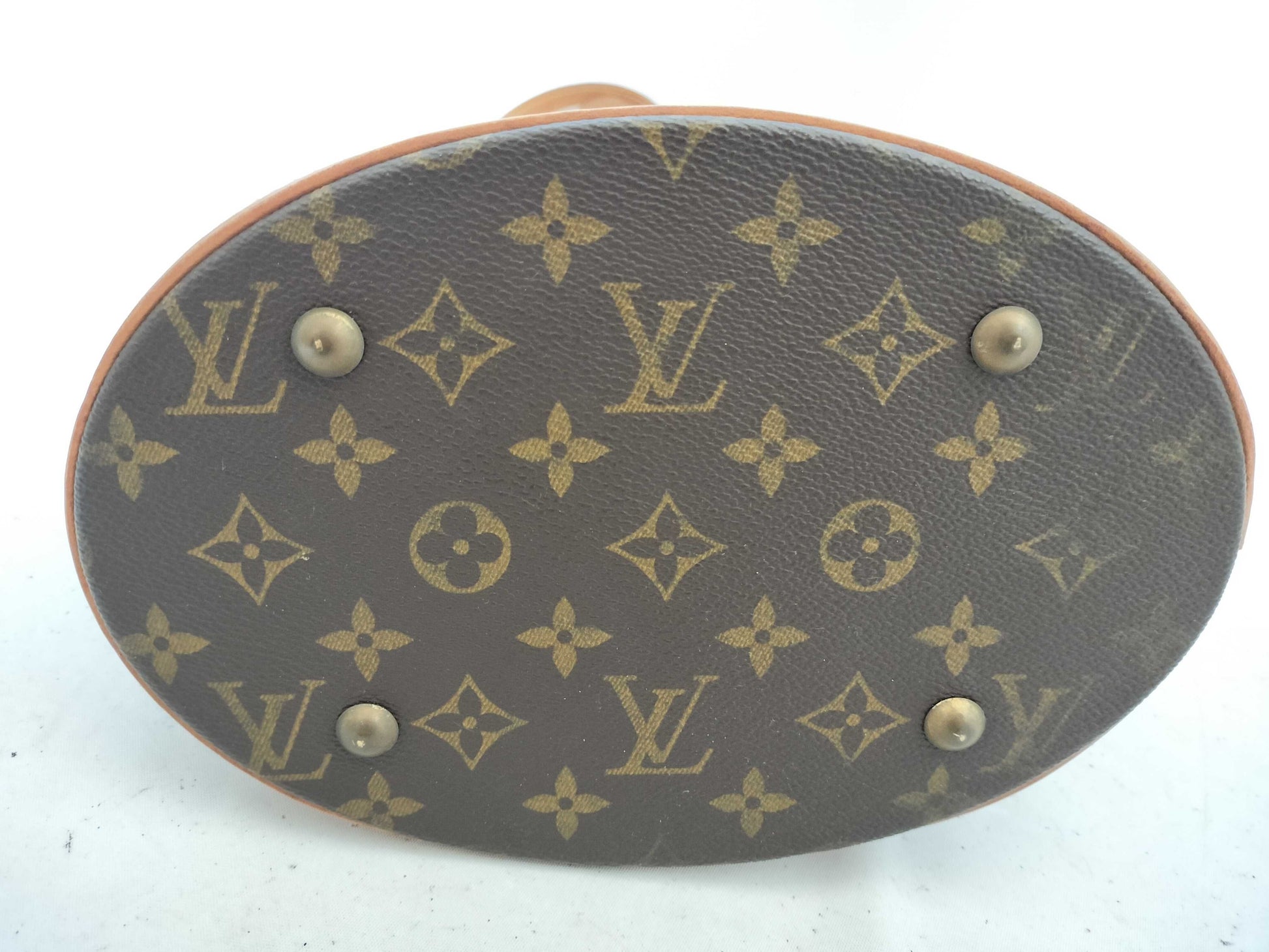 LOUIS VUITTON M42238 Monogram Bucket PM M42238 Monogram Tote Bag