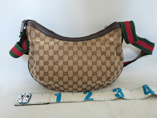GUCCI GG Canvas Shoulder Bag 181092 Sherry Line Shoulder Bag