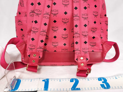 MCM Studded Pink Backpack