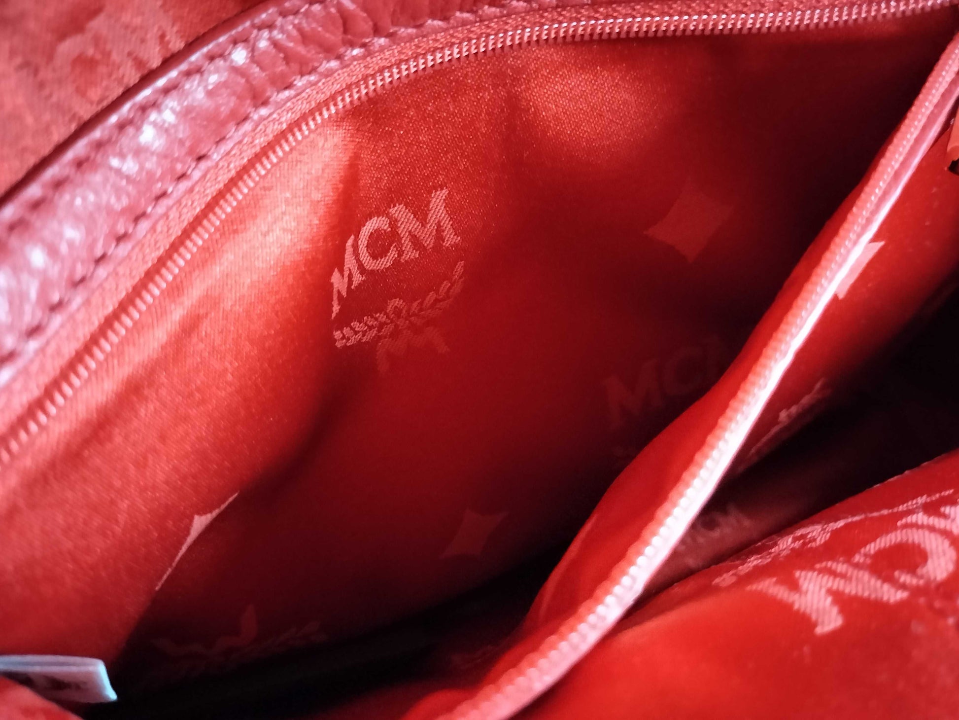 MCM Studded Pink Backpack
