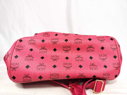 MCM Studded Pink Backpack