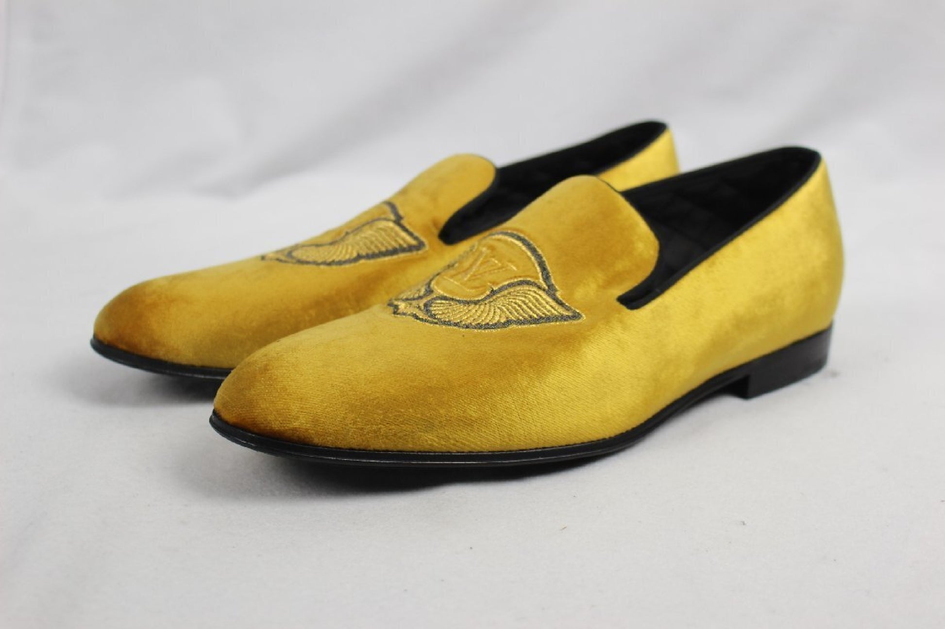 LOUIS VUITTON Louis Vuitton Big Logo Opera Shoes Men's Size 6 Loafers