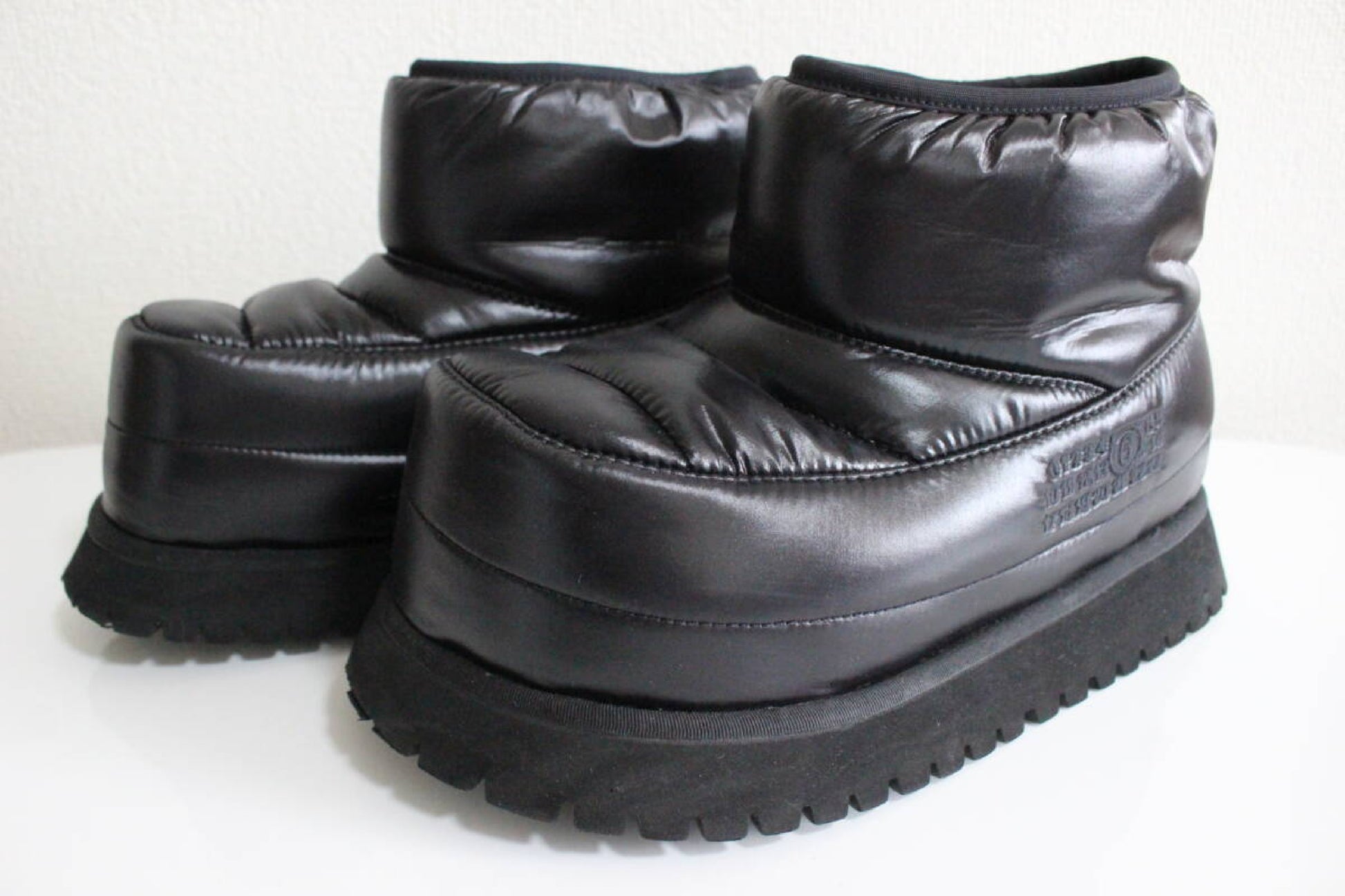 MM6 Maison Margiela MARGIELA Platform Down Boots Black Women's Size 37.5 Other Shoes