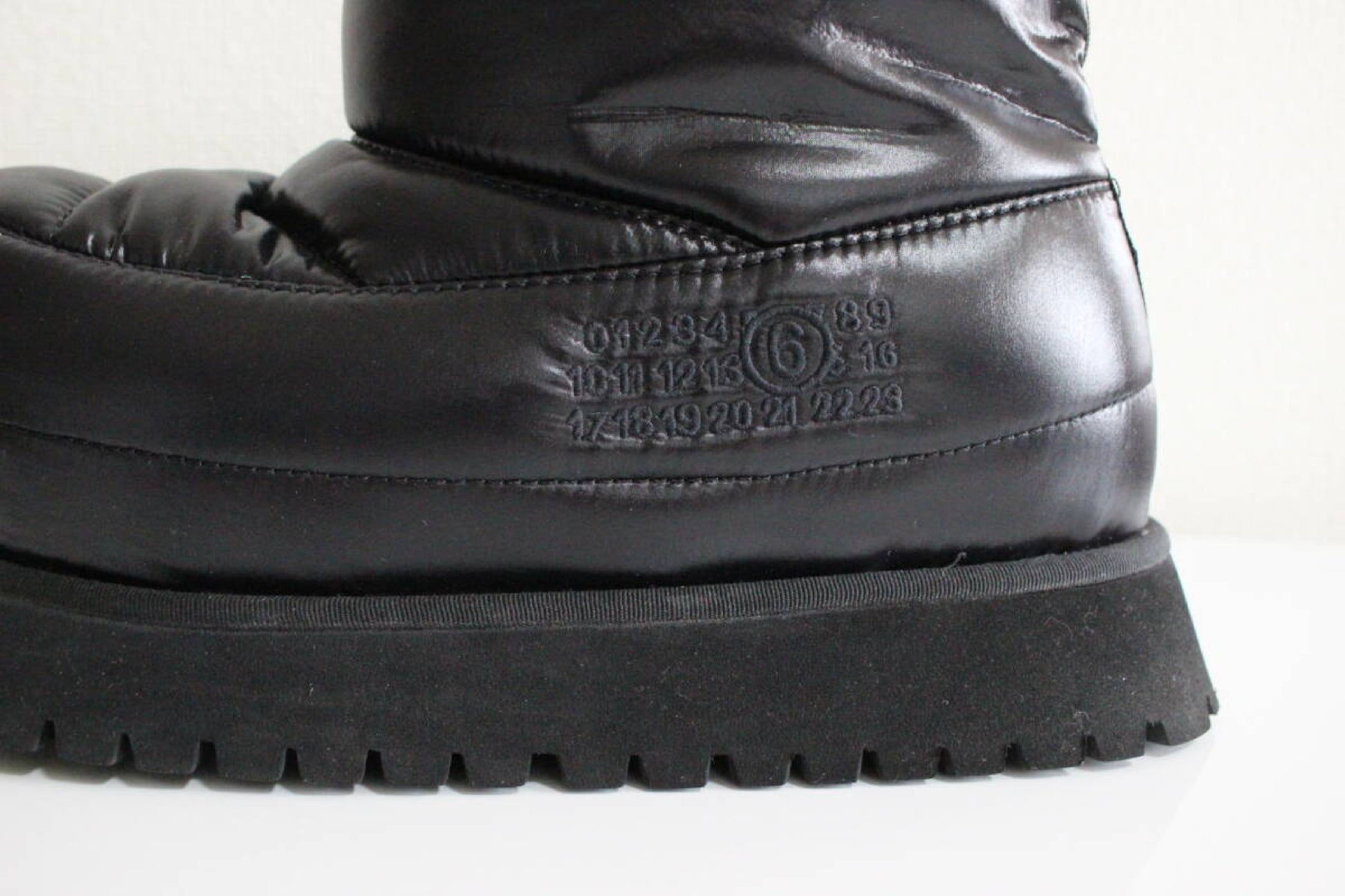 MM6 Maison Margiela MARGIELA Platform Down Boots Black Women's Size 37.5 Other Shoes