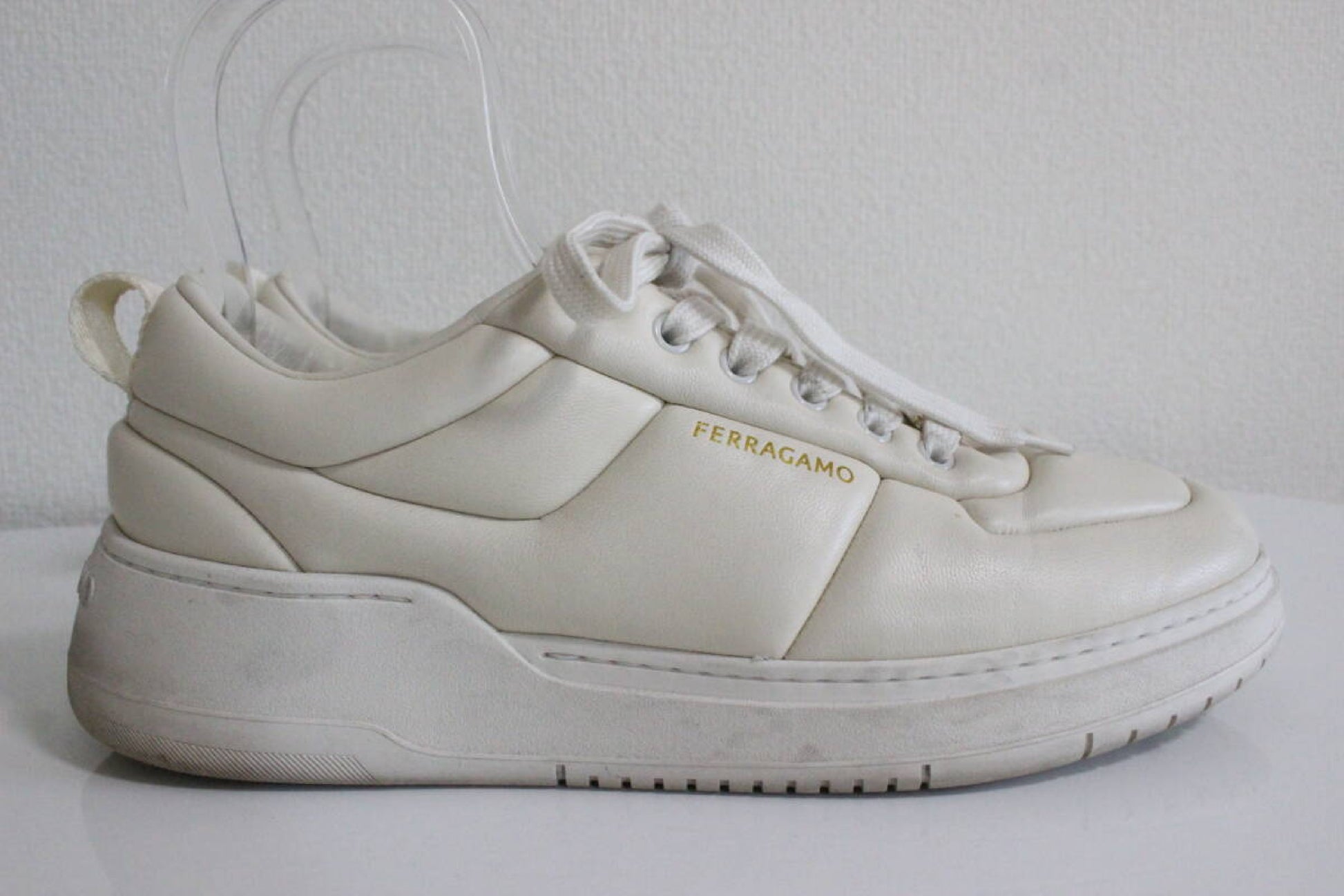 Salvatore Ferragamo Men's Platform Sneakers, Size 7