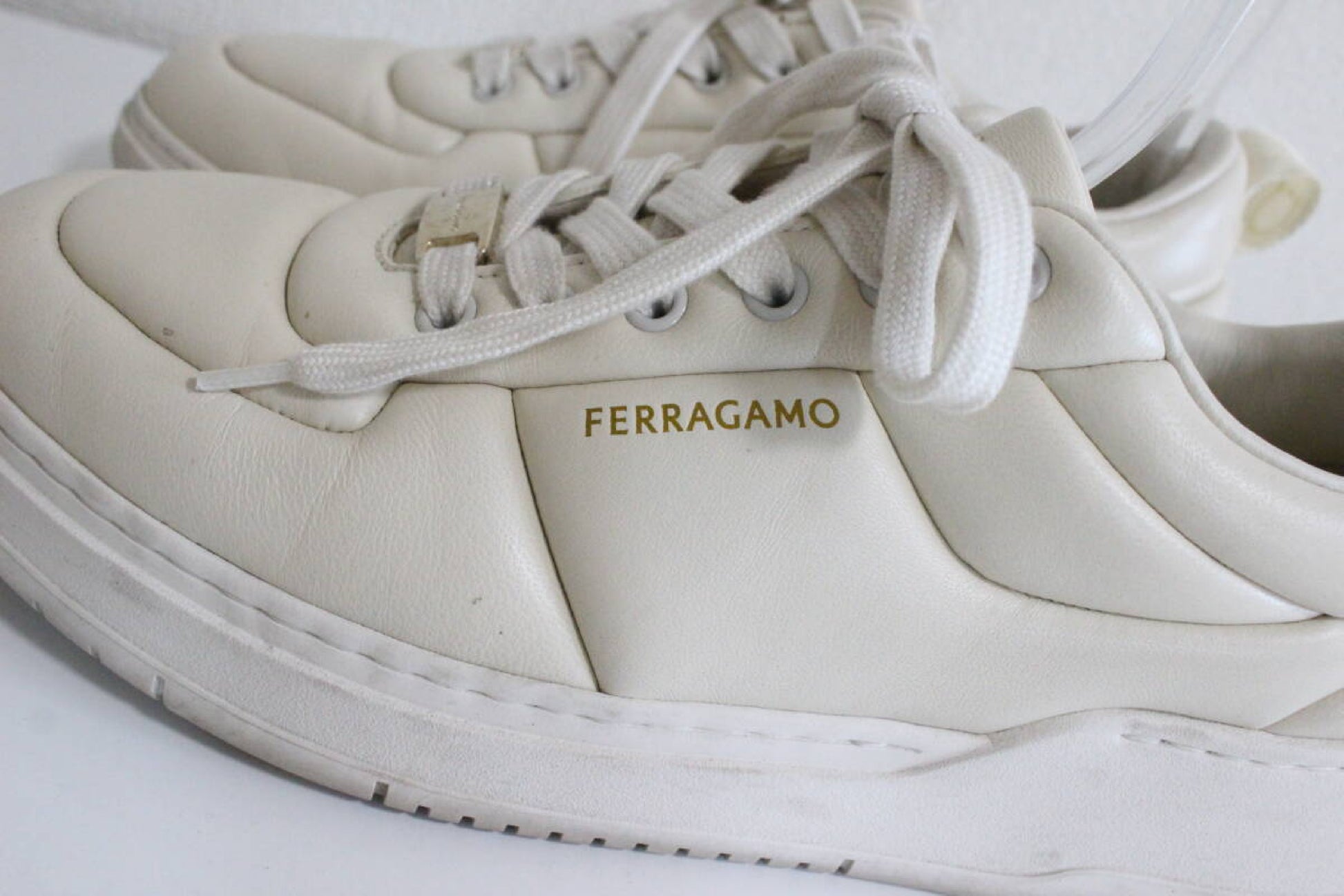 Salvatore Ferragamo Men's Platform Sneakers, Size 7