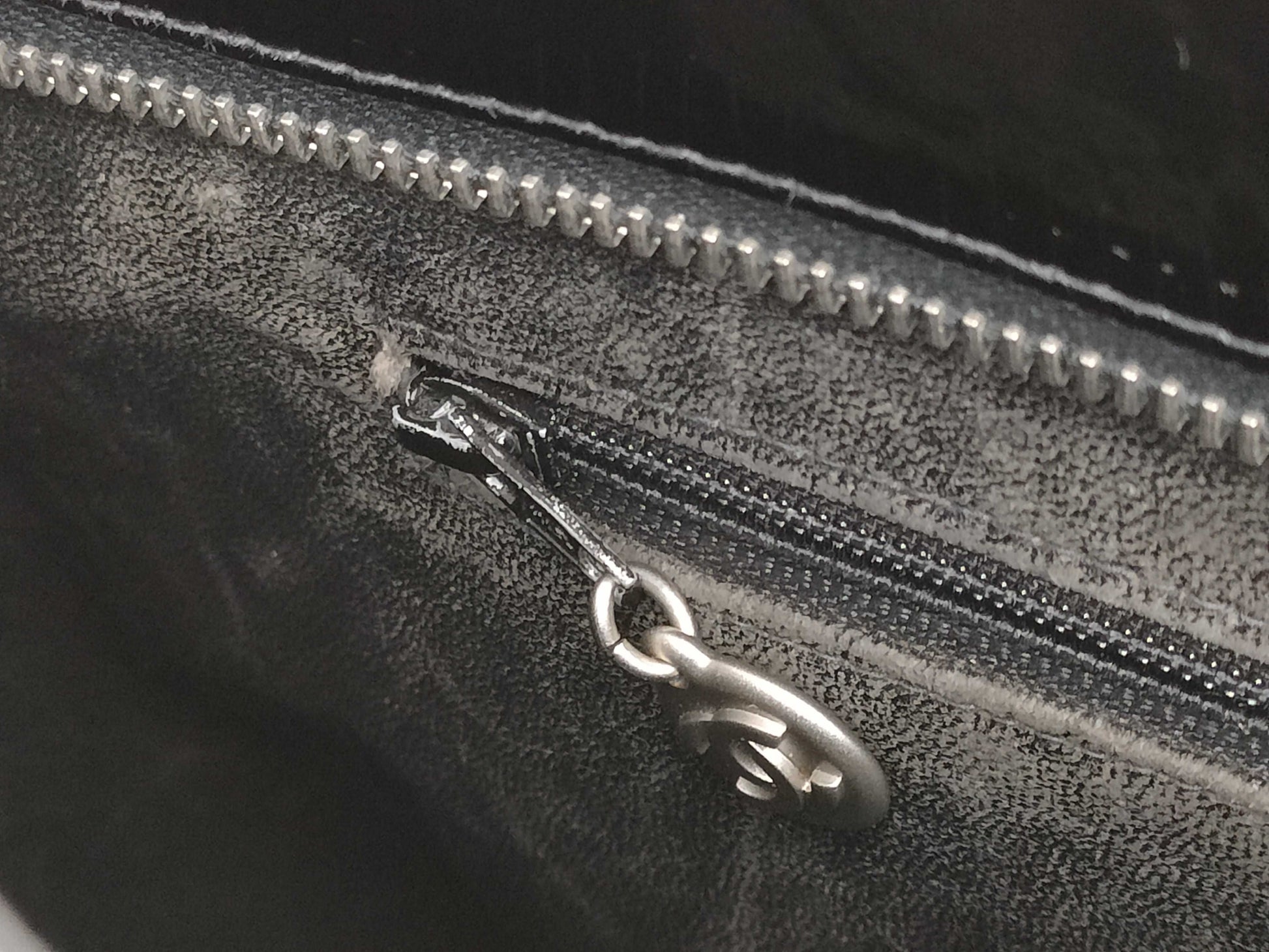 CHANEL Reprint Tote Bag Enamel/Black