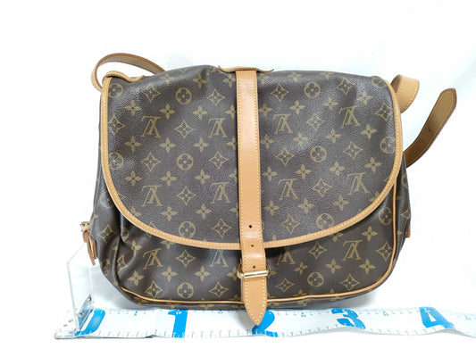 LOUIS VUITTON Monogram Saumur 35 Shoulder Bag