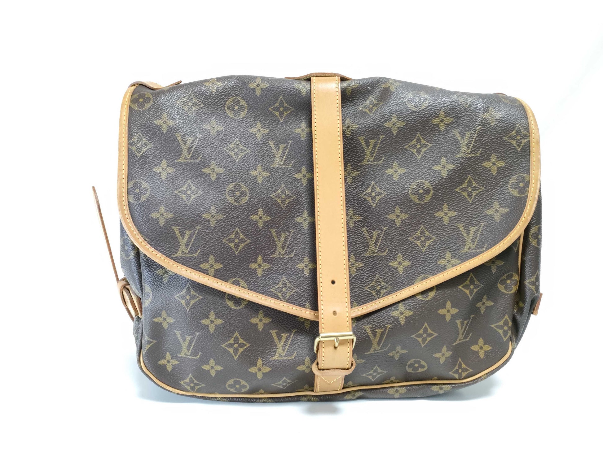 LOUIS VUITTON Monogram Saumur 35 Shoulder Bag