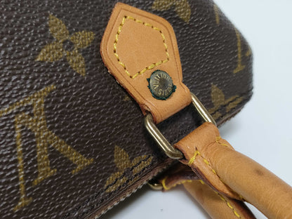 LOUIS VUITTON Monogram Mini Speedy Pouch