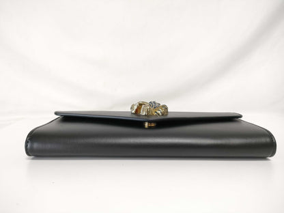 GUCCI Gucci clutch bag black clutch bag