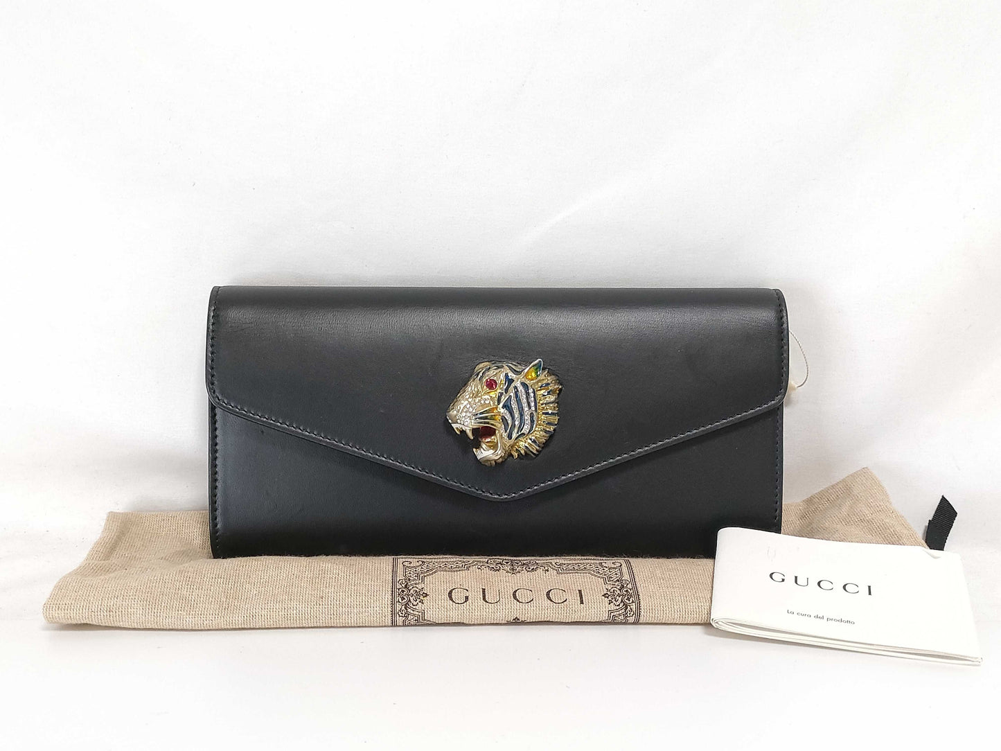 GUCCI Gucci clutch bag black clutch bag