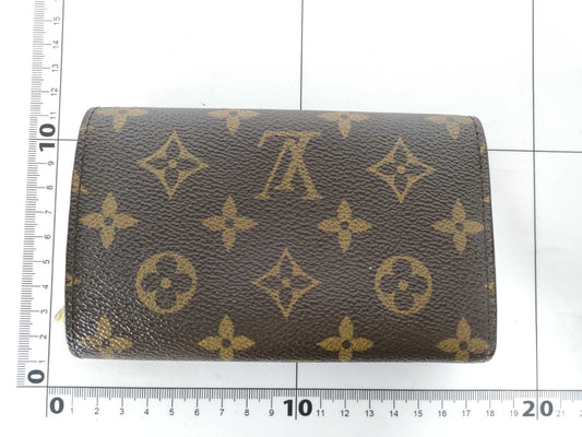 LOUIS VUITTON Monogram L-shaped zipper wallet
