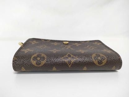 LOUIS VUITTON Monogram L-shaped zipper wallet