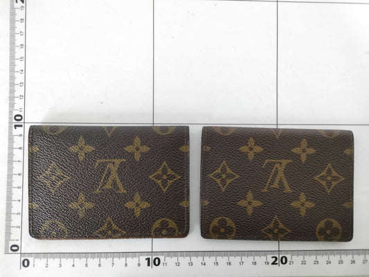 LOUIS VUITTON Monogram Pass Case, 2-Piece Set, Card Case, Pass Case, Business Card Holder