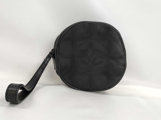 CHANEL New Travel Line Pouch Black Pouch