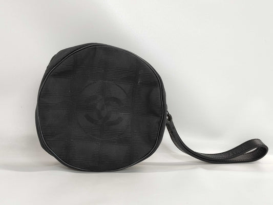 CHANEL New Travel Line Pouch Black Pouch
