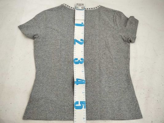 CELINE Short Sleeve T-Shirt Gray T-Shirt