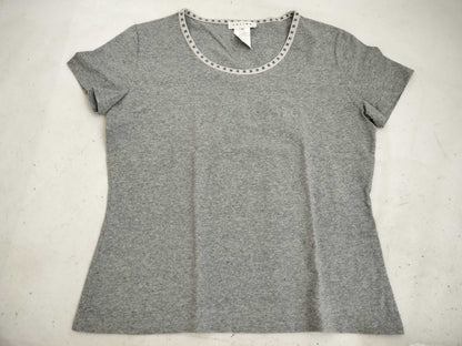 CELINE Short Sleeve T-Shirt Gray T-Shirt