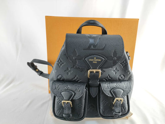 LOUIS VUITTON Monogram Empreinte Louis Vuitton Backup Backpack