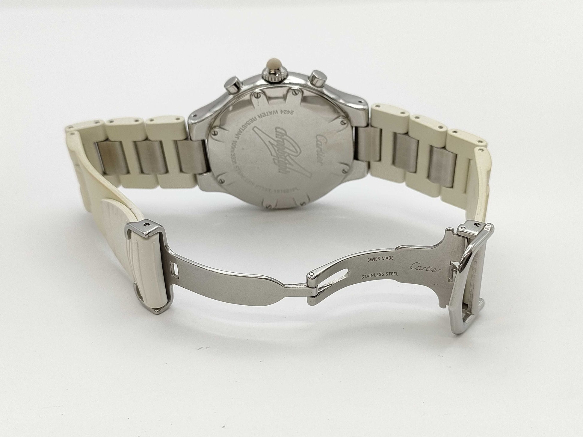Cartier 21 Chronoscaph LM W10184U2 2424 131621PL Quartz Men's Watch