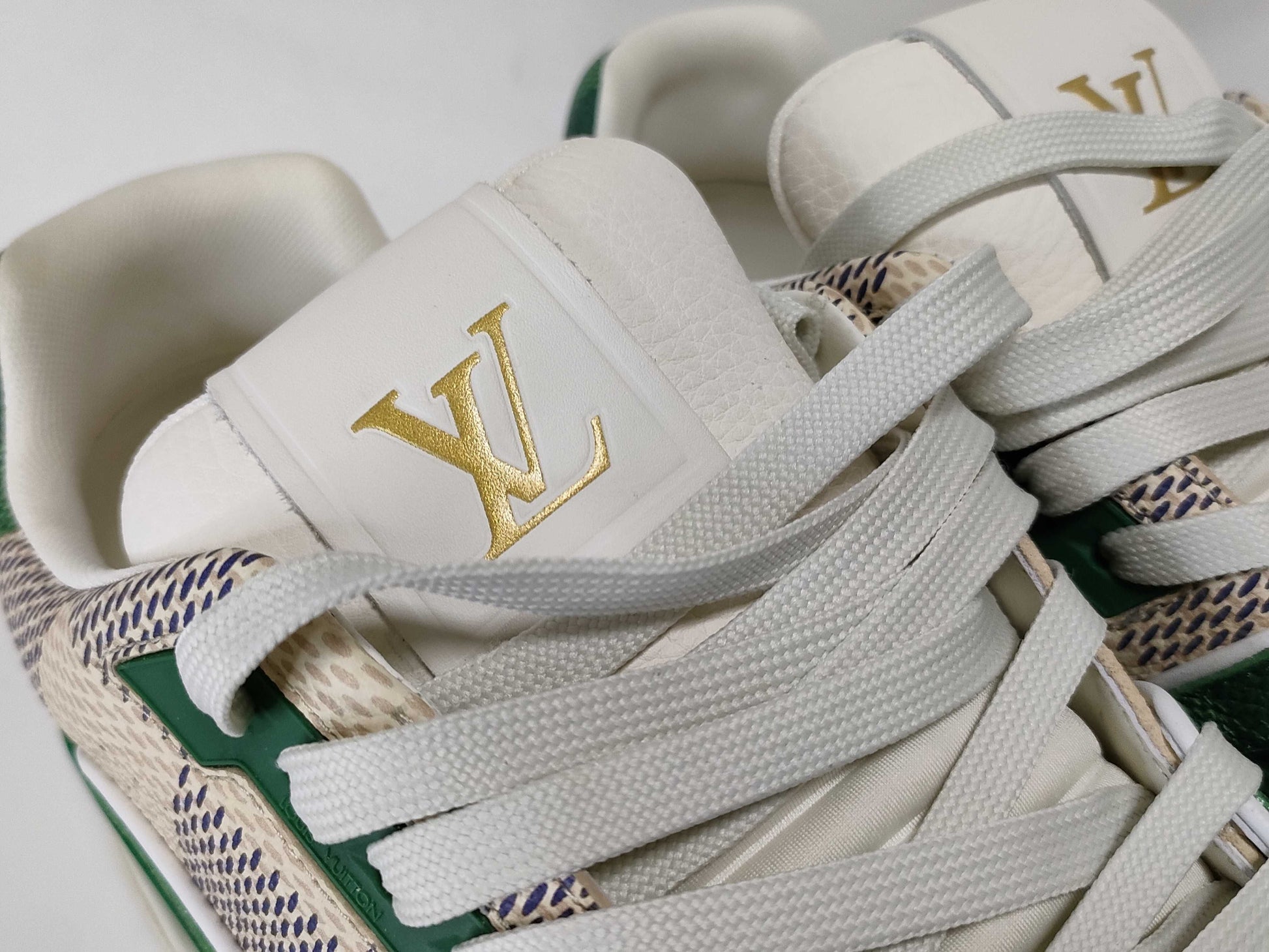 LOUIS VUITTON 1AC58C LV Trainer Line #54 Damier Size 8.5 Sneakers