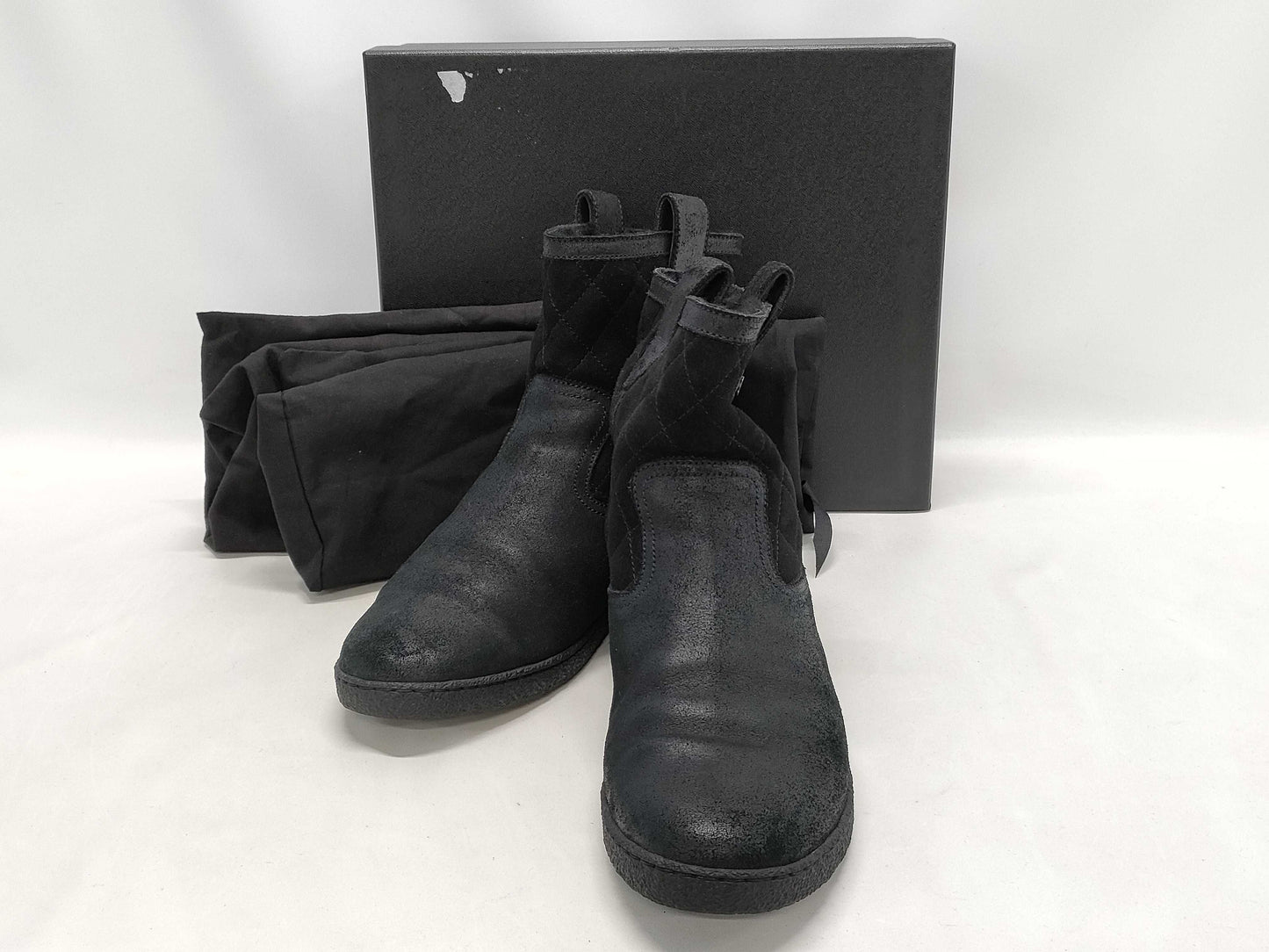 CHANEL Matelasse Mouton Boots #38 Other Shoes
