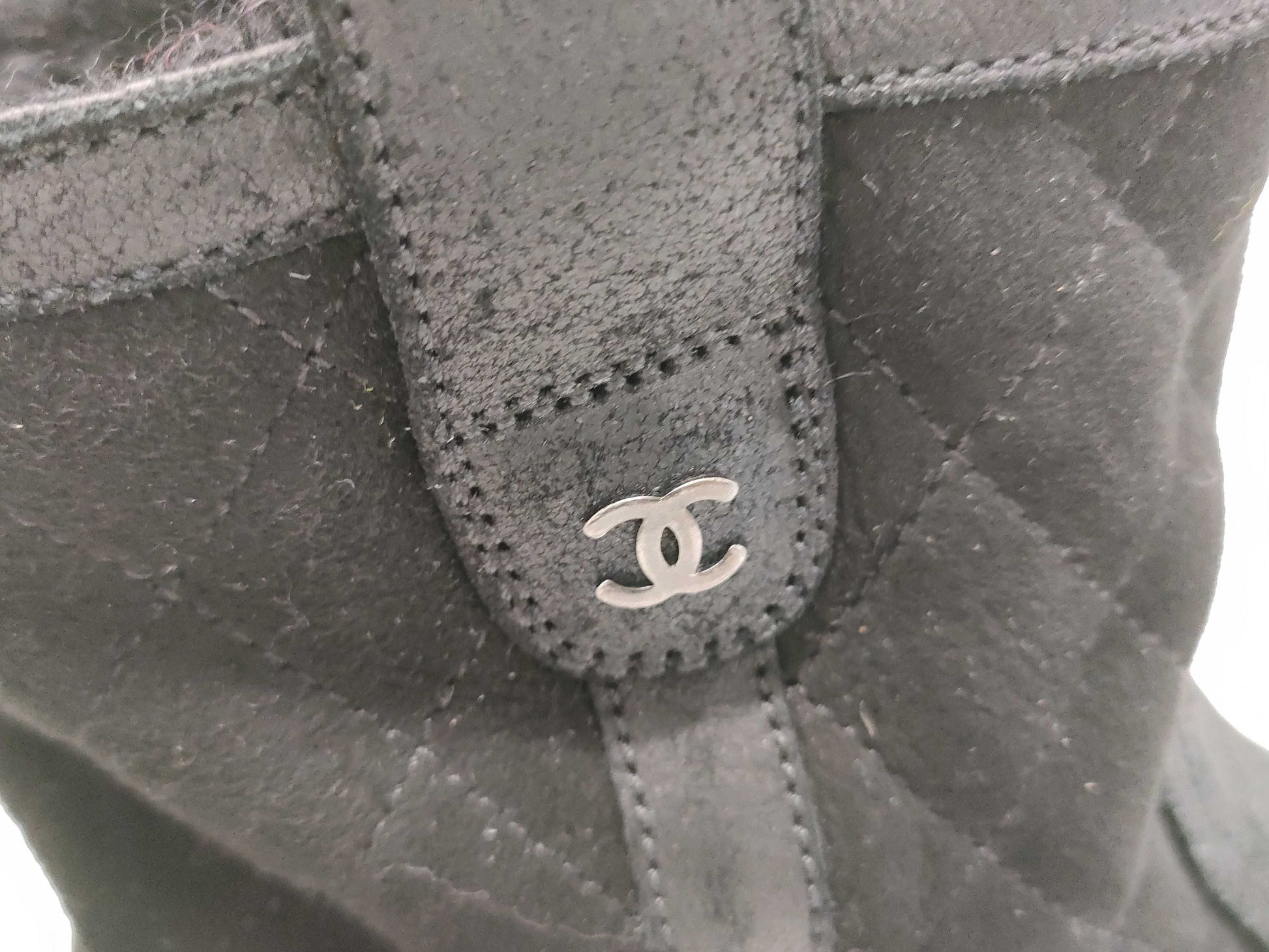 CHANEL Matelasse Mouton Boots #38 Other Shoes