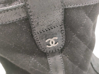 CHANEL Matelasse Mouton Boots #38 Other Shoes