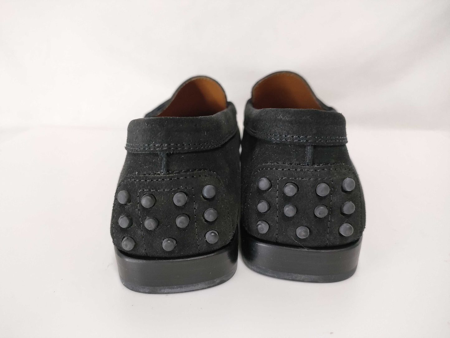 TODS Suede Loafers Size 38 Black