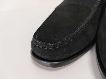 TODS Suede Loafers Size 38 Black