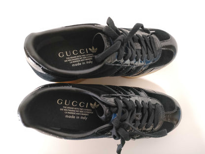 GUCCI x Adidas Gazelle Wedge Sneakers, Size 36.5