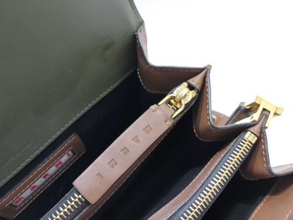 MARNI Marni Trunk Leather Shoulder Bag Shoulder Bag