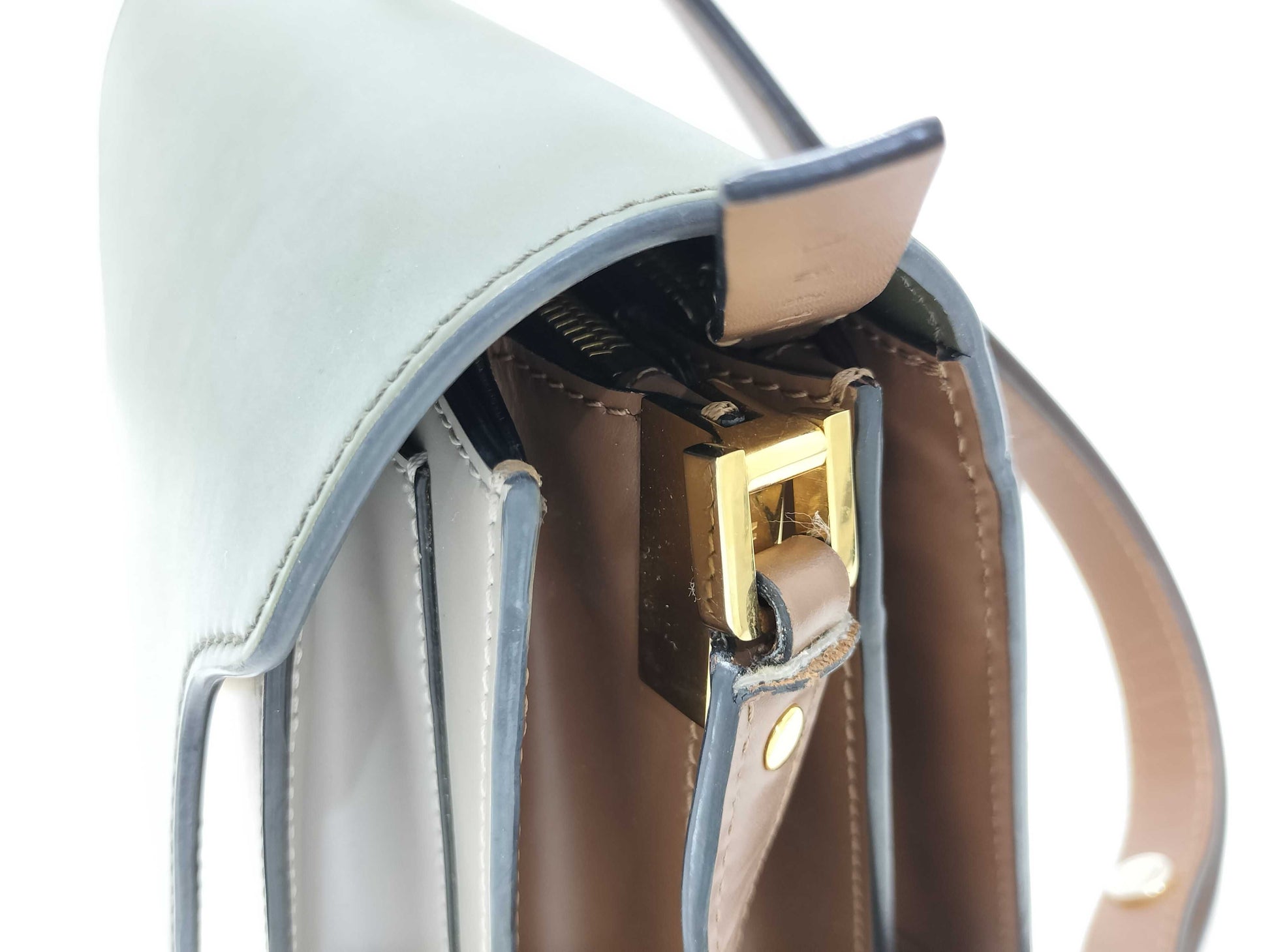 MARNI Marni Trunk Leather Shoulder Bag Shoulder Bag