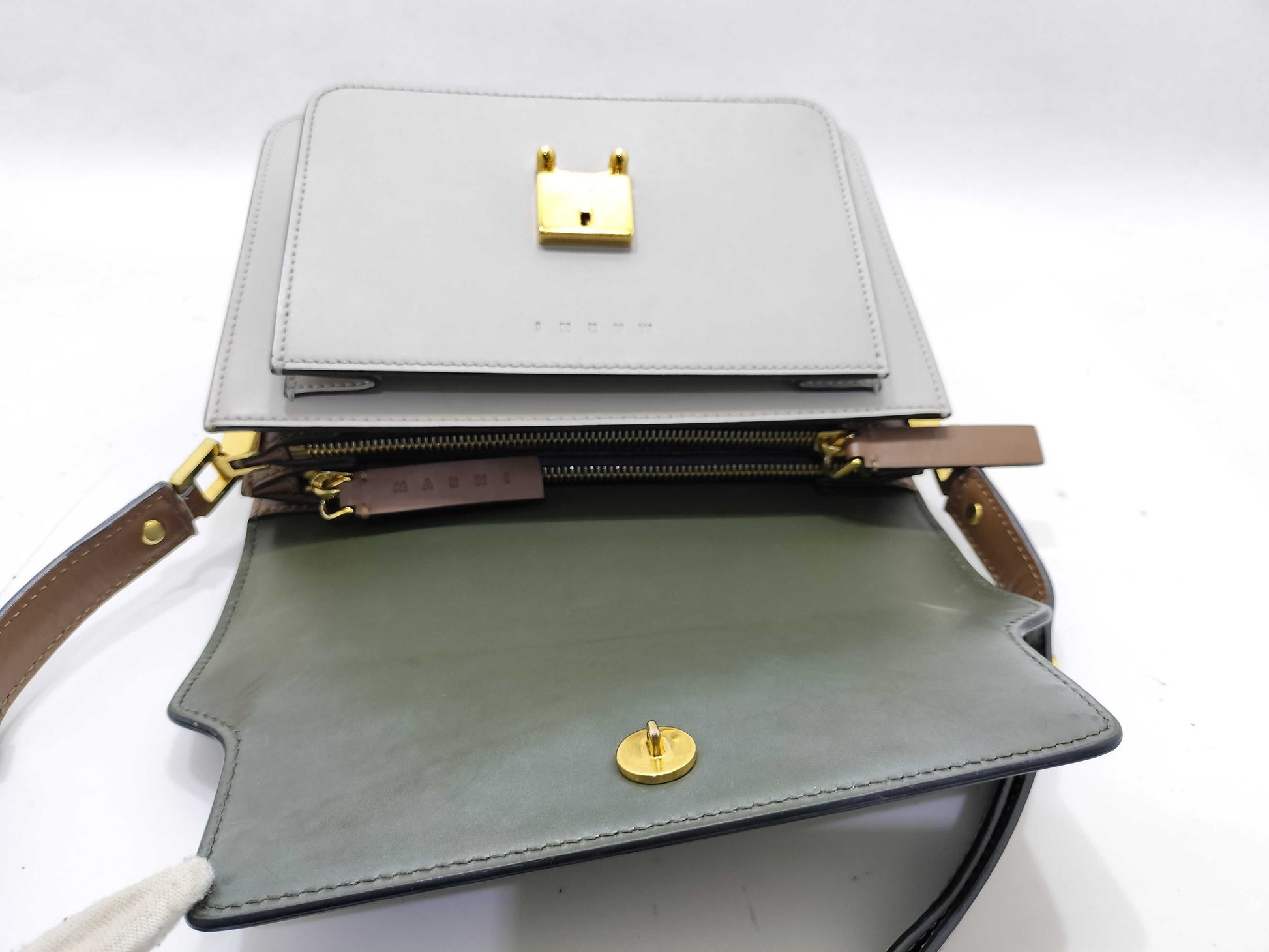 MARNI Marni Trunk Leather Shoulder Bag Shoulder Bag