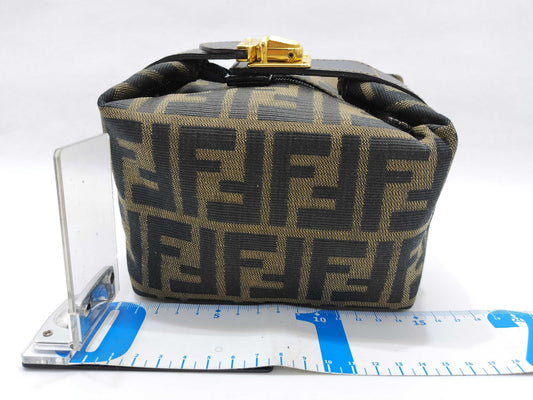 FENDI Zucca pattern vanity pouch vanity bag