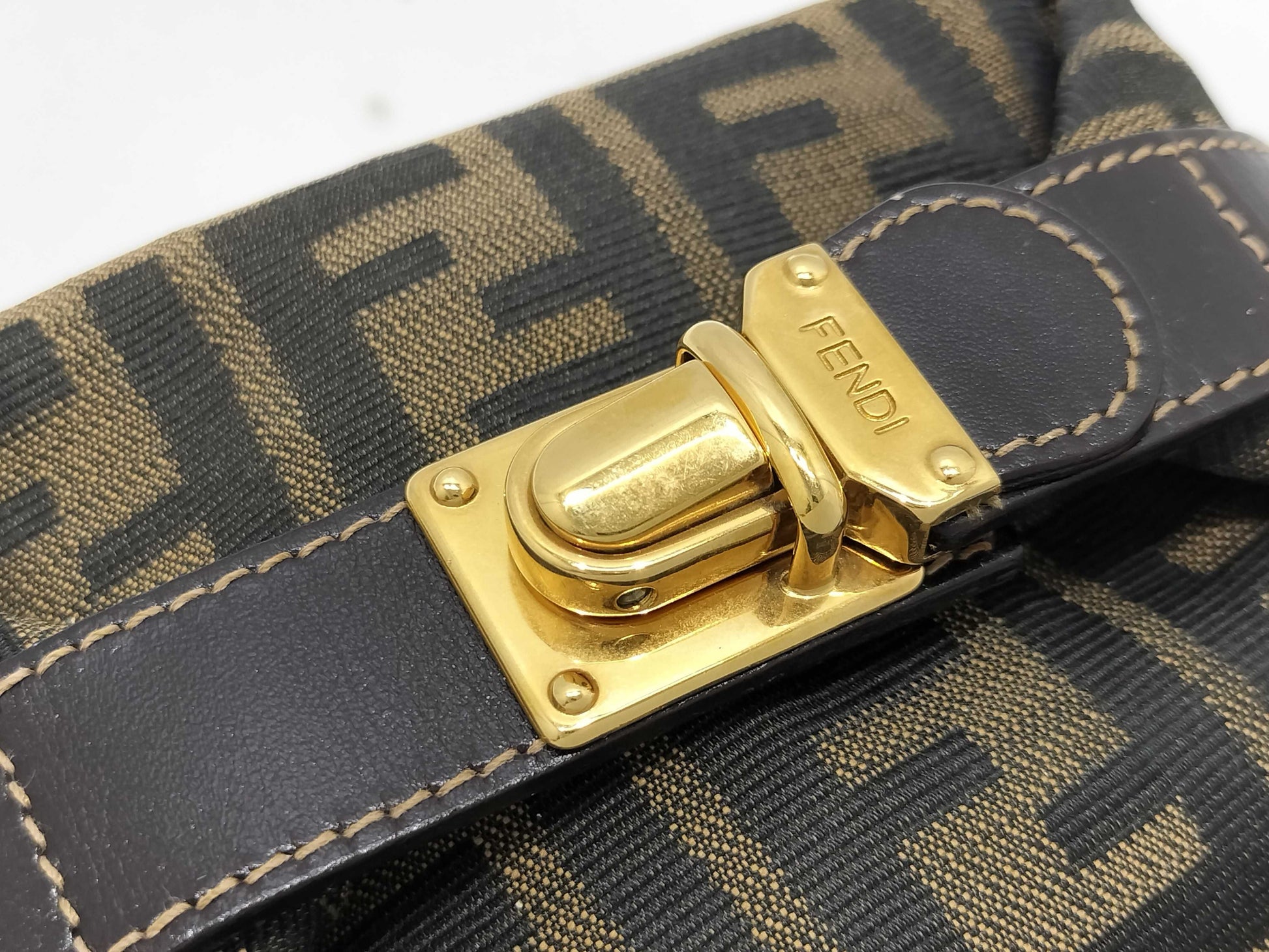 FENDI Zucca pattern vanity pouch vanity bag