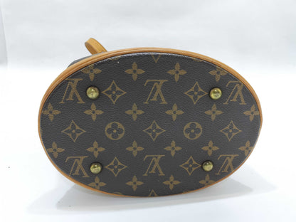 LOUIS VUITTON M42238 Monogram Bucket PM Tote Bag with Pouch M42238