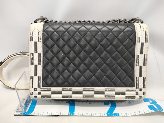 CHANEL Boy Chanel Shoulder Bag with Sticker/Card