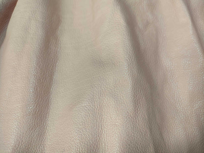 Salvatore Ferragamo Leather Skirt, Pink, Size 40, Belted