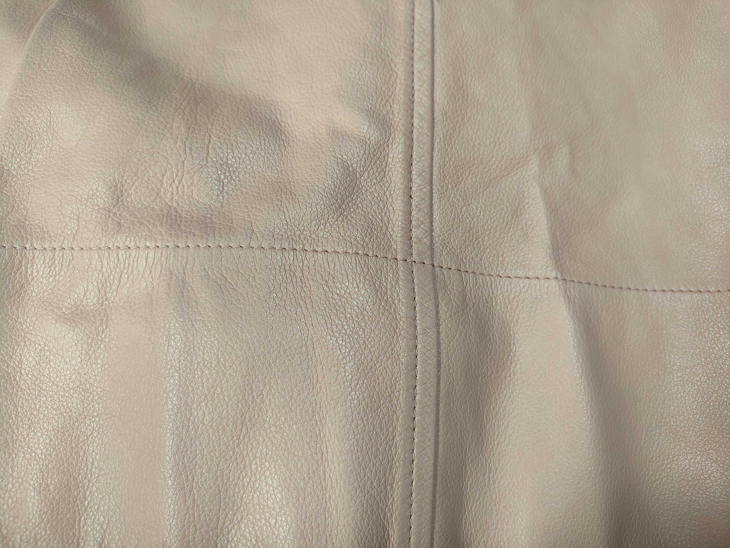 Salvatore Ferragamo Leather Skirt, Pink, Size 40, Belted