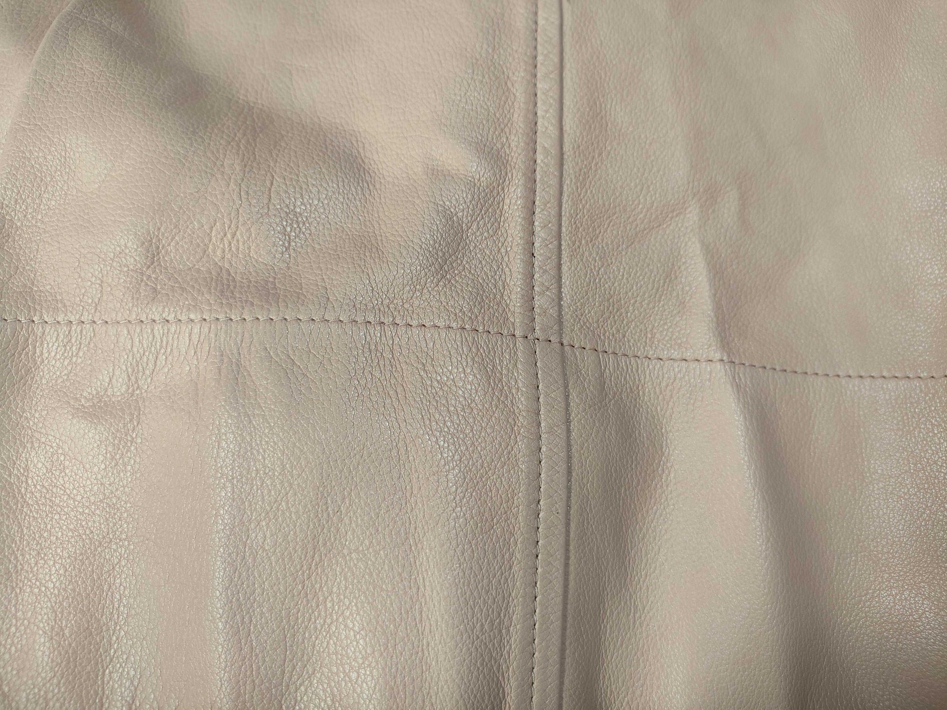 Salvatore Ferragamo Leather Skirt, Pink, Size 40, Belted