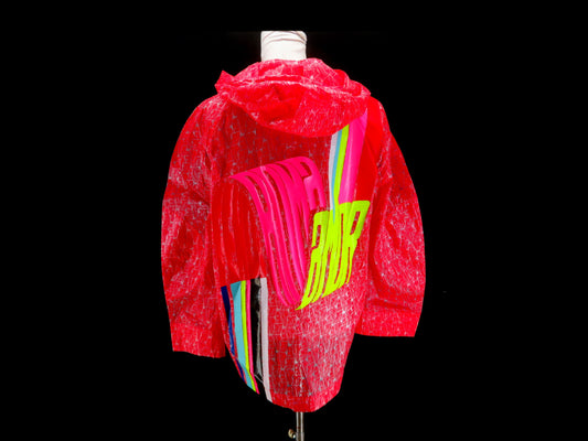 FENDI Zip Hoodie Jacket Size 38 Red Jacket