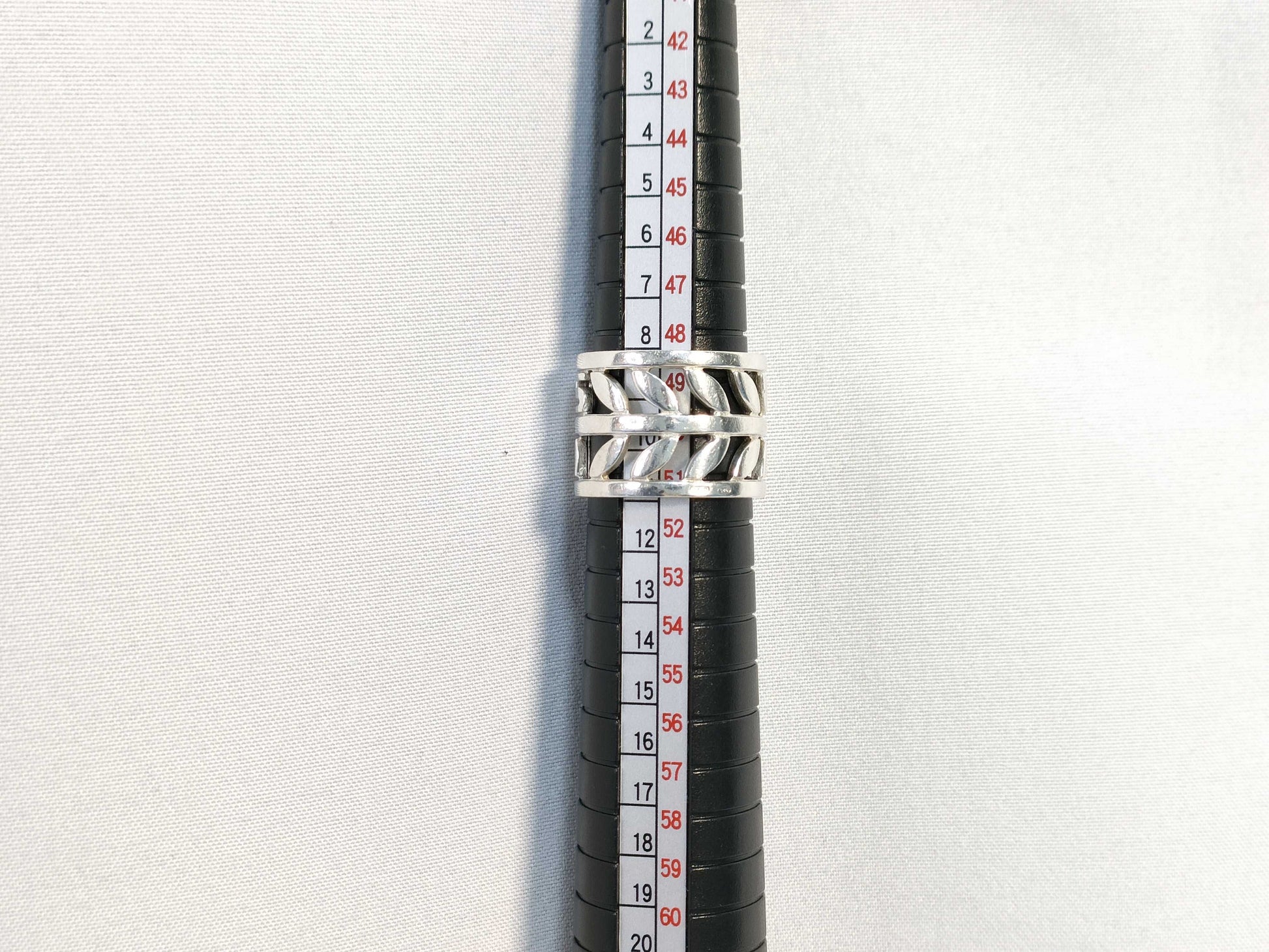 HERMES Campagne Silver 925 Ring #50 Logo Horseshoe 6.7g Ring