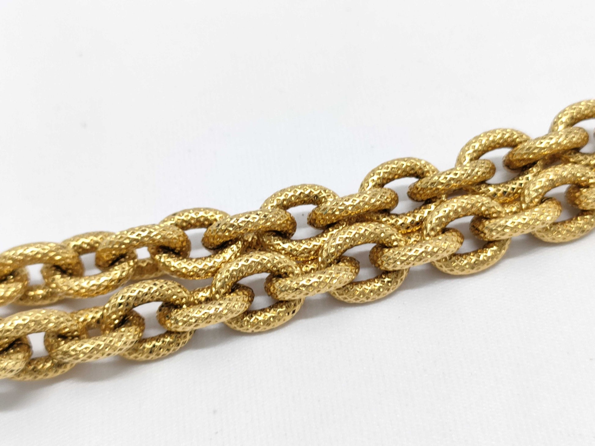 CHANEL Lava Fringe Gold 93A Necklace